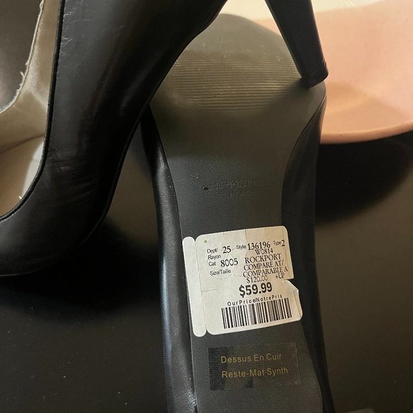 Rockport Black Heels, Size 11 - Picture 2 of 2